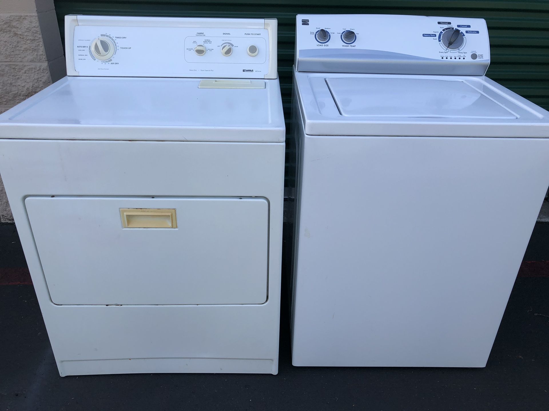 Like new Kenmore Washer and Kenmore 90 series Dryer