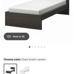 Single/Twin Bed Frame with Wooden Slats IKEA/NEW!