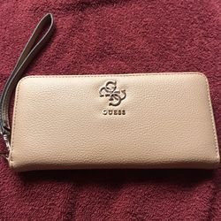 NEW!!! GUESS Tan Wristlet Wallet