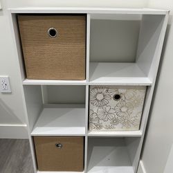 White Storage Cabinet 