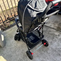 Kolcraft Cloud Sport Lightweight Stroller for Toddlers and Babies, Gray/Black