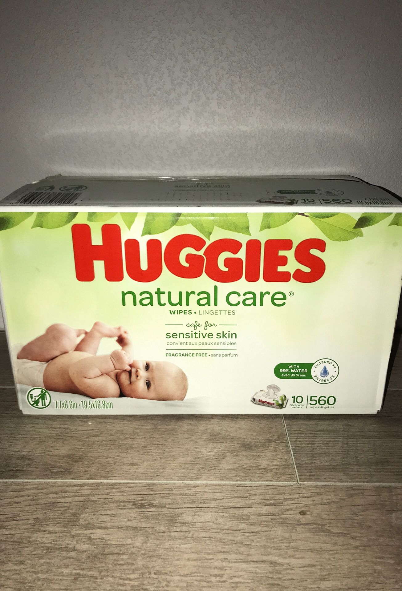 Huggies natural care wipes