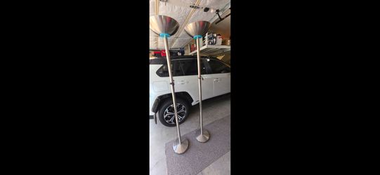 Floor lamp / torchier (set of two)