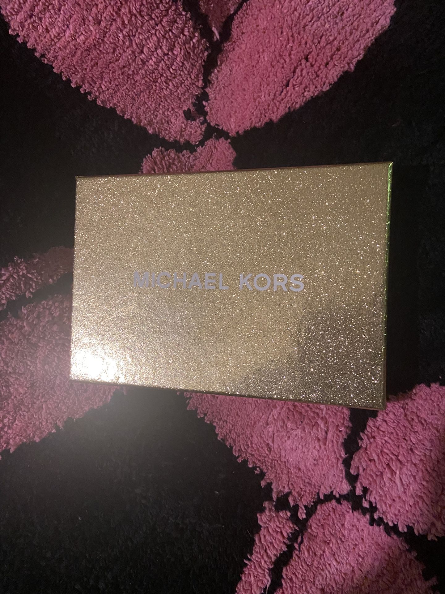 Authentic brand new Michael Kors keychain/card holder with wrist scrap
