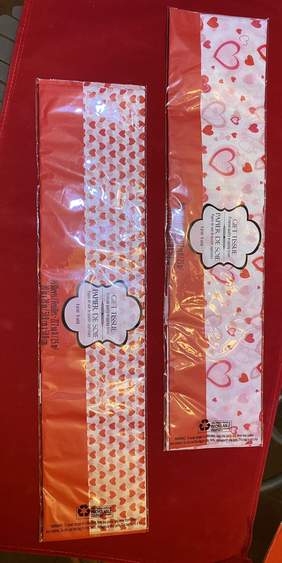 Valentine Tissue Paper