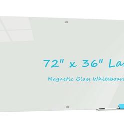 Tempered glass dry erase board