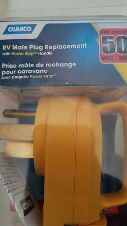 Rv male plug replacement