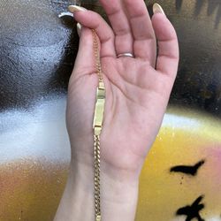14k BABY ID BRACELET 