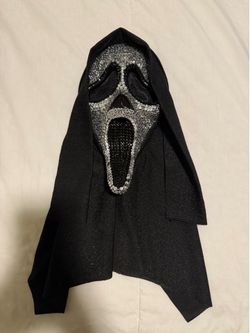 Ghost Face Bling Mask