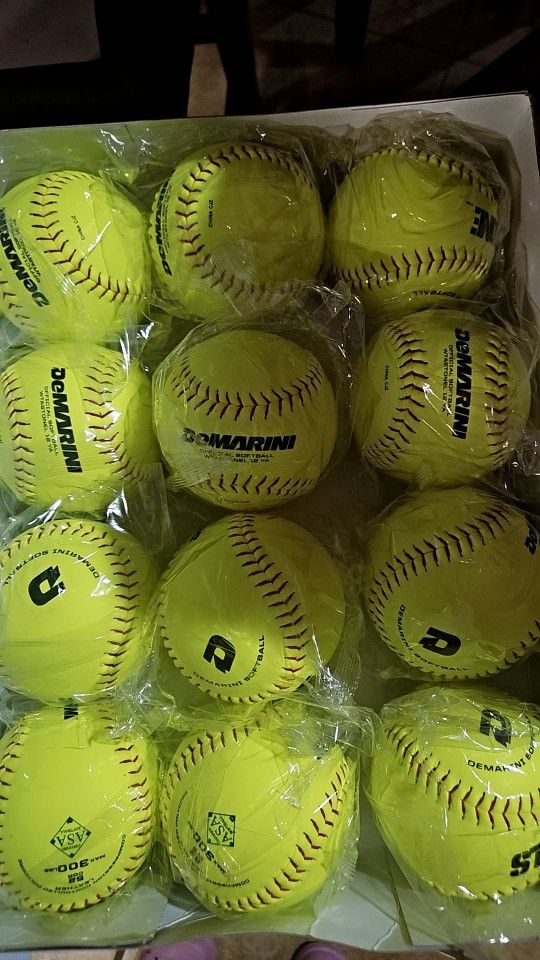 New Softballs A Dozen