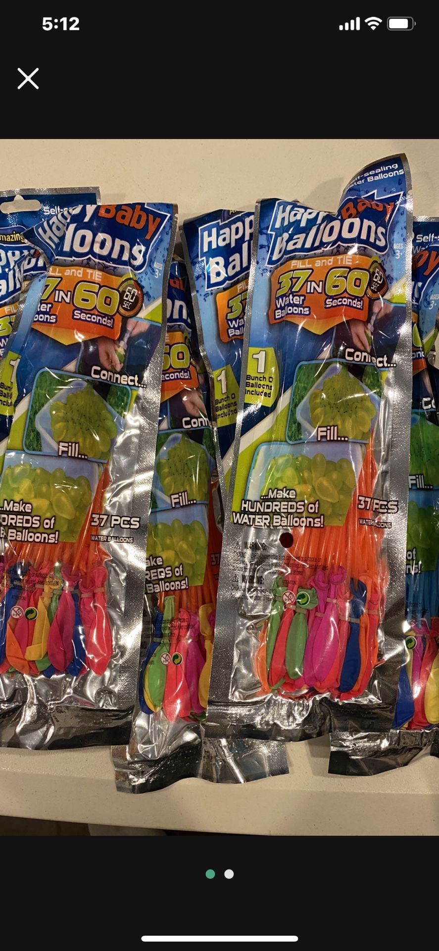 Water Balloons  - 111 Balloons For $5