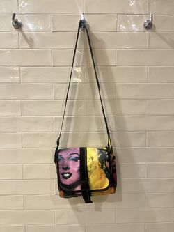 Andy Warhol Marilyn Monroe LAAP Messenger Bag Crossbody Pop Art