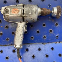 Vintage Heavy Duty Black And Decker Drill