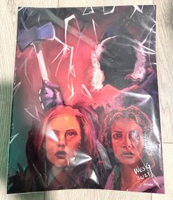 BAM Slasher Artist Wesley Gardner URBAN LEGEND 11X14 Art Print 207/600