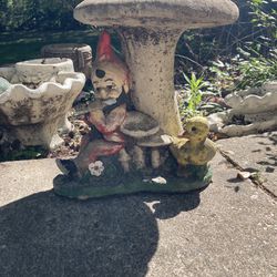 Vintage Gnome Statue