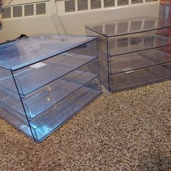 Acrylic Stacking Drawer Units 