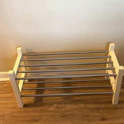 Shoe rack, white