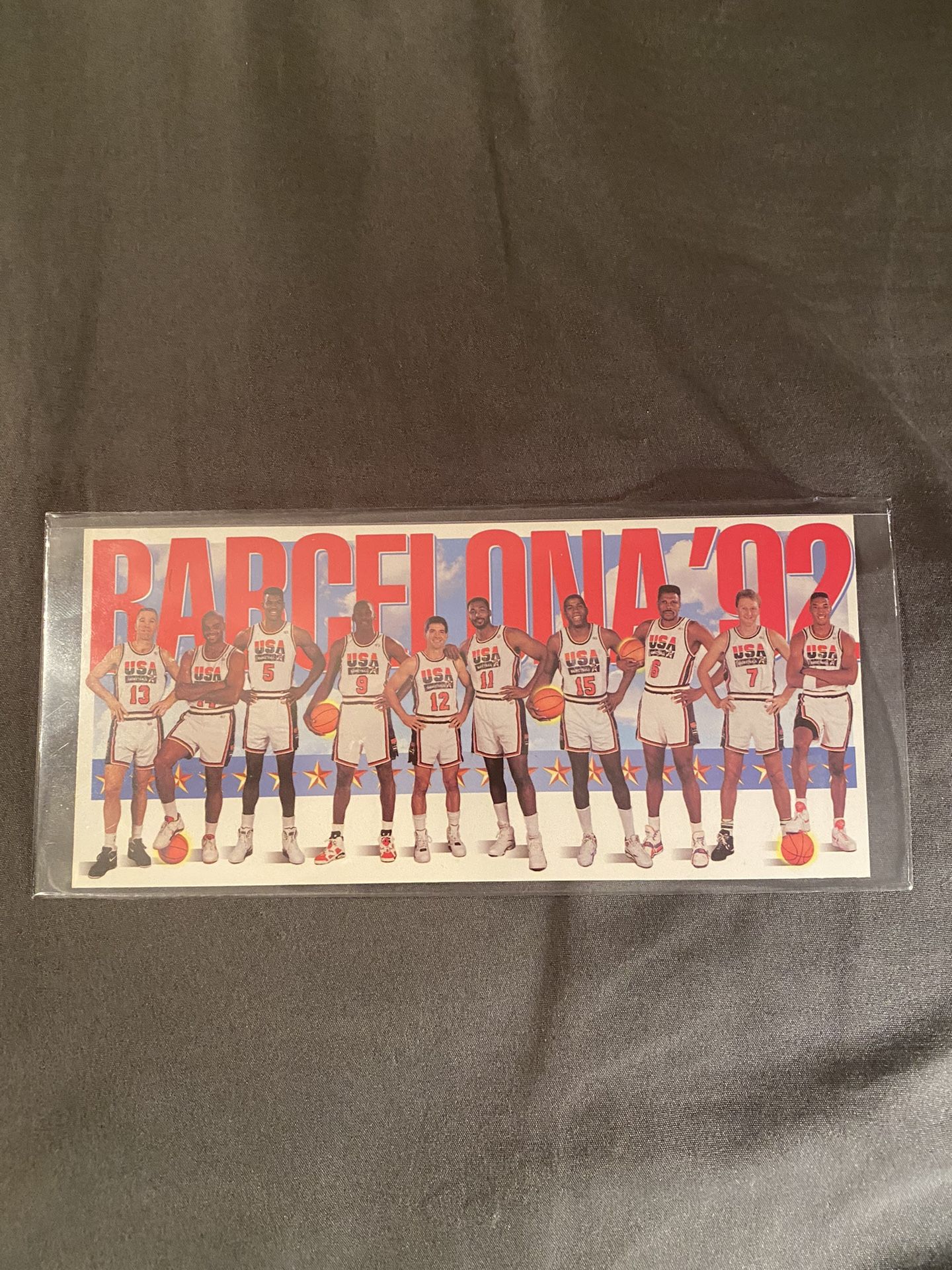 RARE UNCUT 92 Dream Team Card