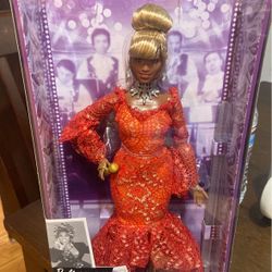 Barbie Signature CELIA CRUZ Inspiring Women Collector Fashion Doll in Red Dress