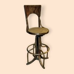 Antique Switchboard Operator's Stool 