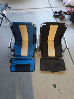Bleacher chairs