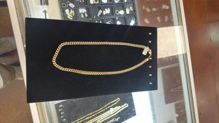 Fine chain 10k2tone 58.4g