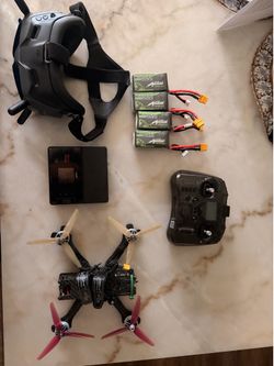 Freestyle fpv drone with elrs and dji original caddx vista air unit