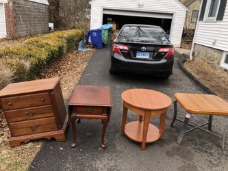 End tables and dressers bundle or separate