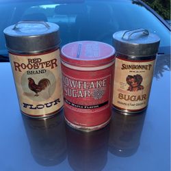 Decorative Metal Tins/Containers