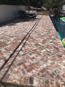 Brick patio