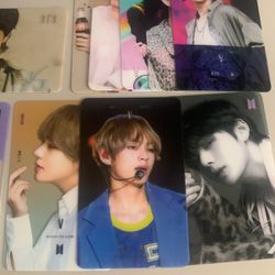 BTS- 15pc Taehyung/V transparent photocards