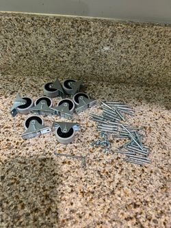 Furniture wheels set 10 Dlrs