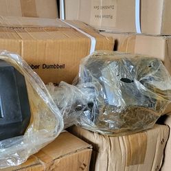 55 and 65 lb Dumbbell Pairs $1 per pound,  New 