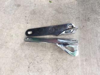 Chrome tie down brackets