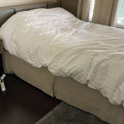 Bed, Frame, Mattress Box, Mattress And Headboard