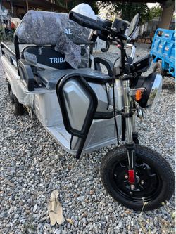 Electric cargo truck tricycle
