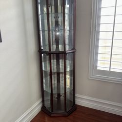 Corner Glass Cabinet