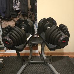 Bowflex 1090 Adjustable Dumbbells With Stand