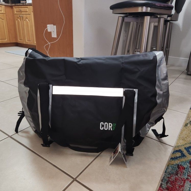 New, Never Used. COR surf 60L waterproof duffle bag