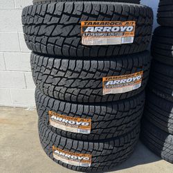 LT275/65/20 Arroyo All Terrain Set Of Tires Installed And Balanced 