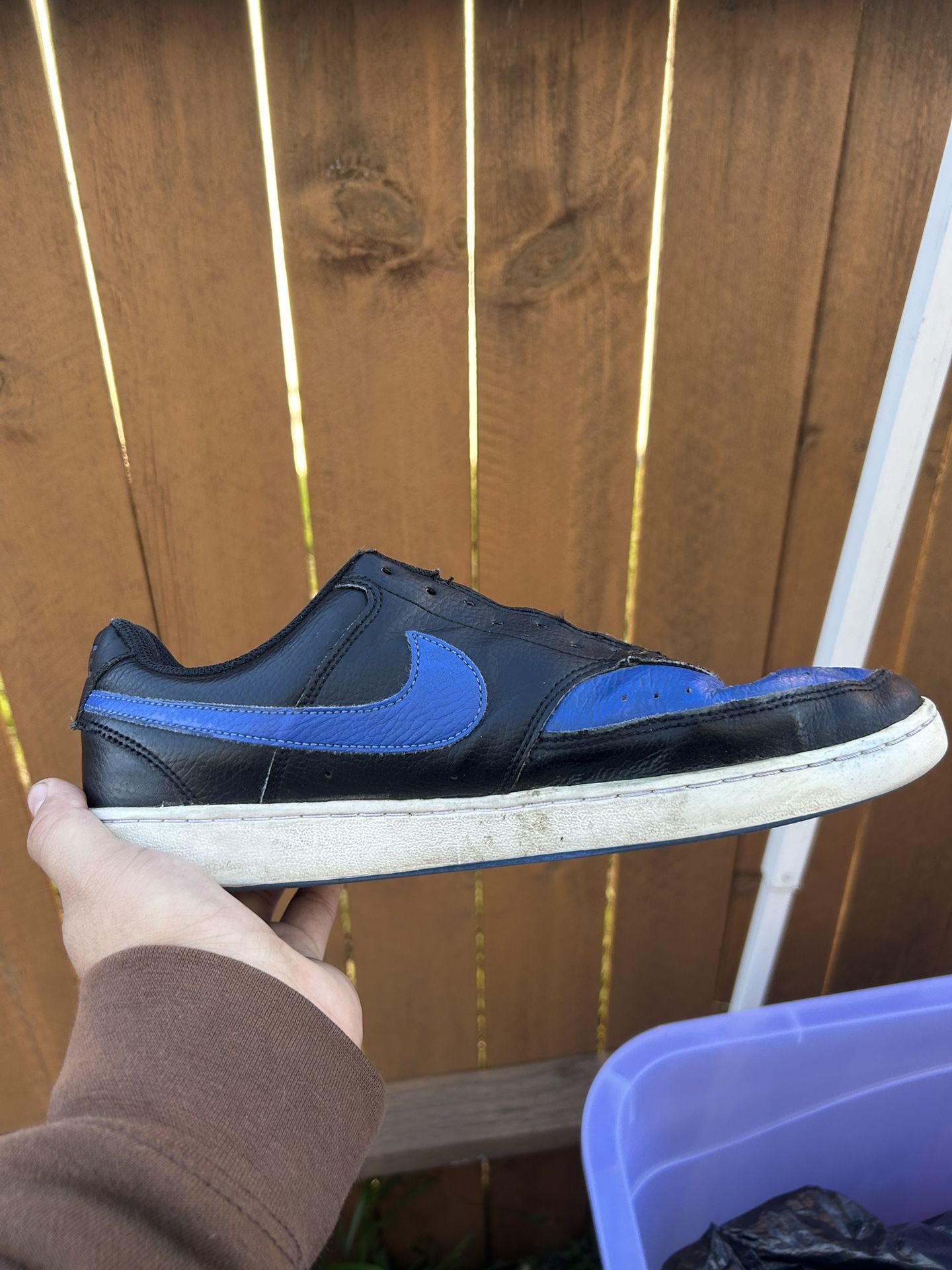 Nike Blue Low Court Vision 