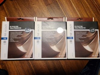 Noctua A12x25 PWM 60.1 CFM 120 mm Fan (x3)