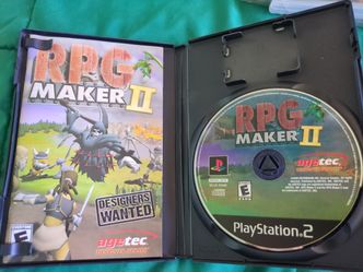 RPG Maker II (Sony PlayStation 2, 2003) - Complete with Manual CIB