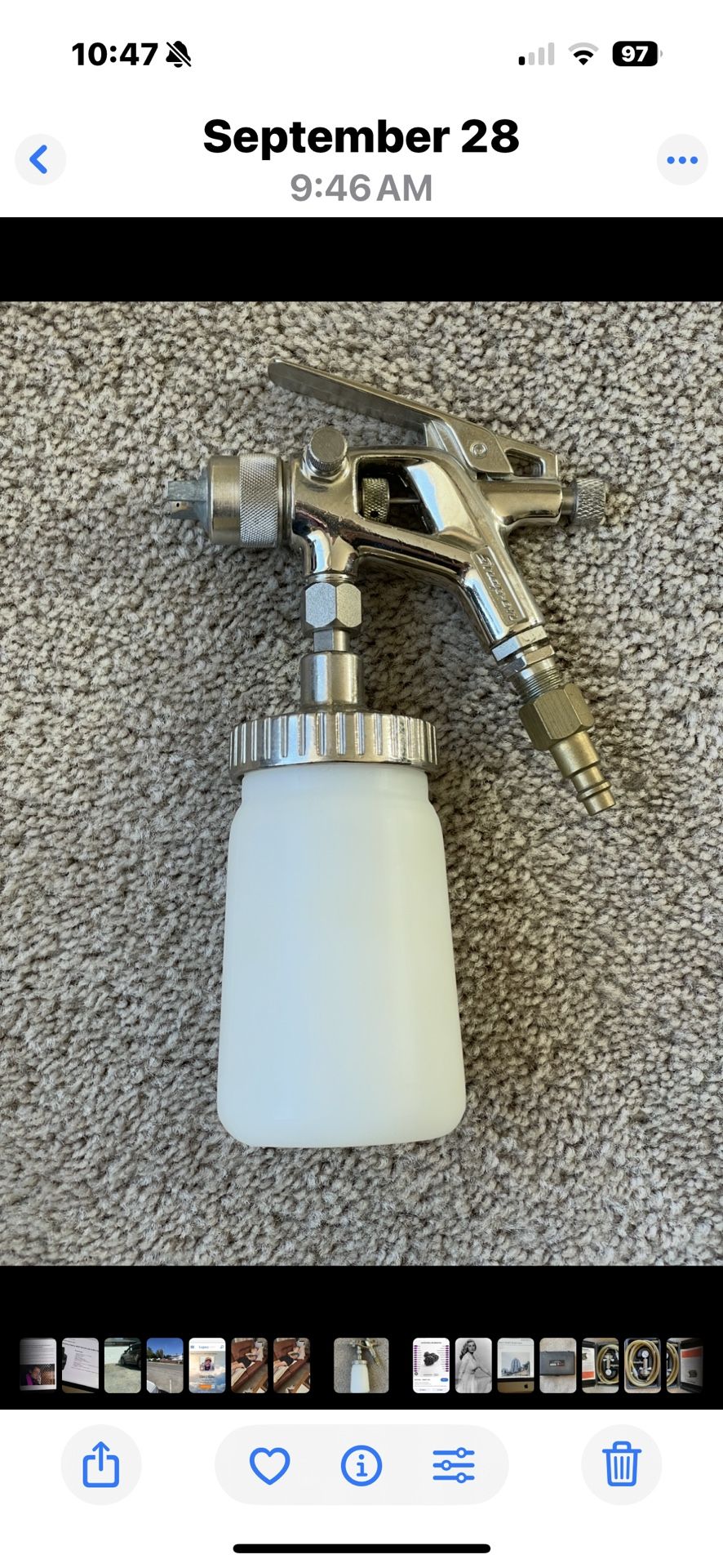 Powermate Touch Up Spray Gun