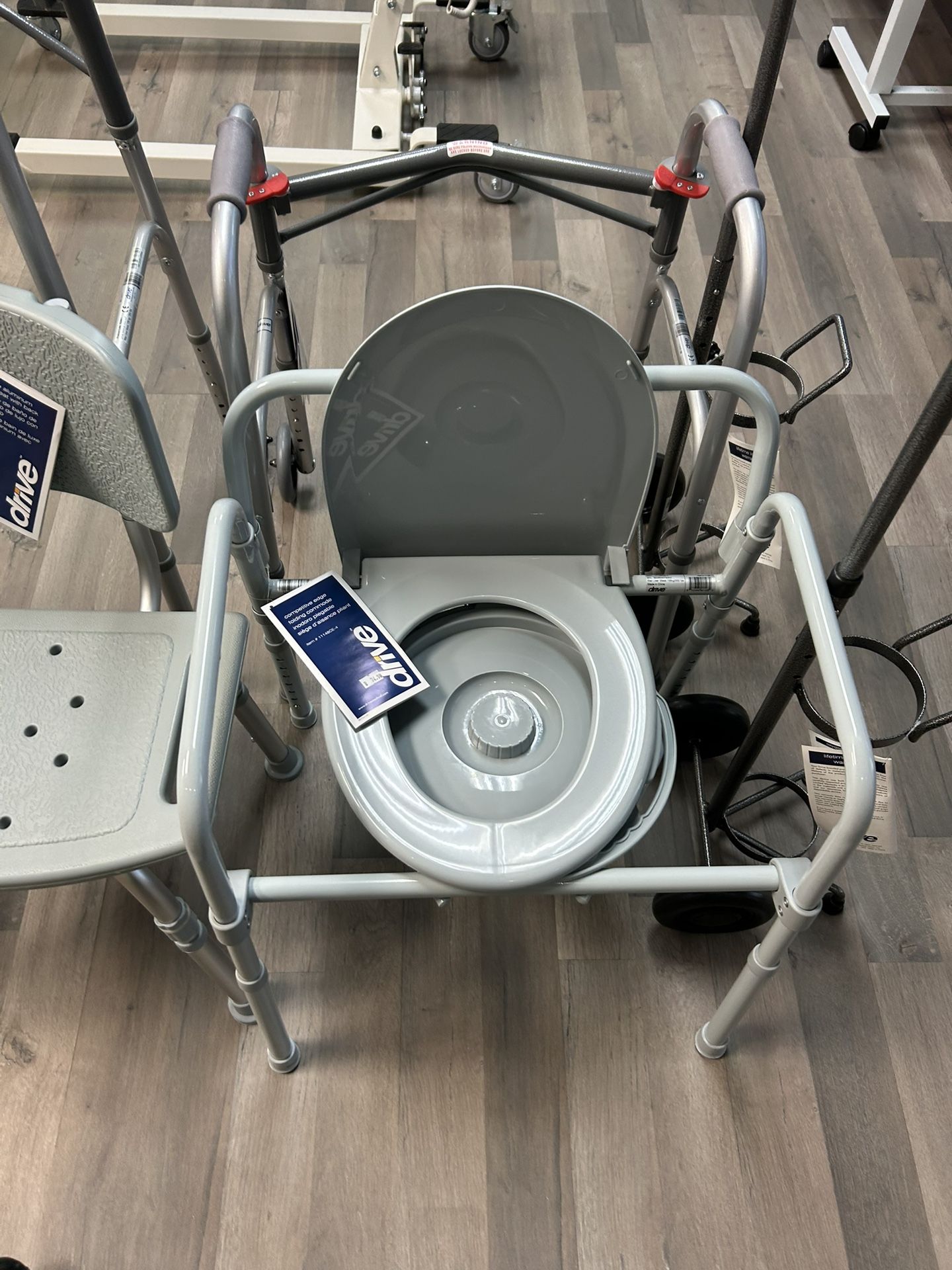 Folding Steel Commode Financing Available ✅