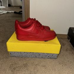 air force ones triple red