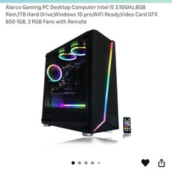 Gaming Pc With Monitor