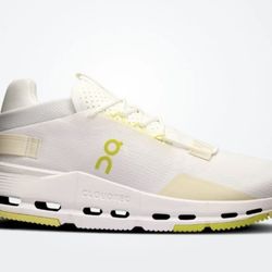 NEW On Cloudnova 2 White Limelight Men's Casual Sneakers