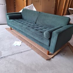 Mid-Century Modern Tufted Velvet $540 FIRM