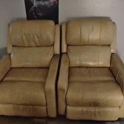 2 electric recliner's